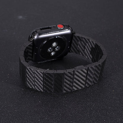 Thin Carbon Fiber Smart Watch Band with Durable Cover