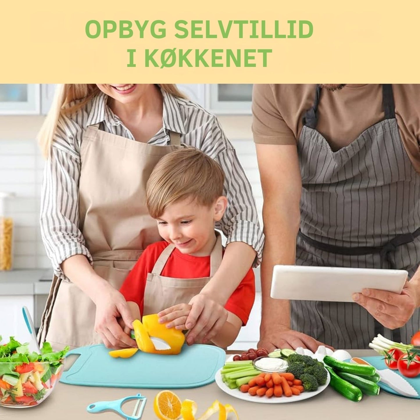 Kids Friendly Cooking Play Set Kitchen Kit Bundle