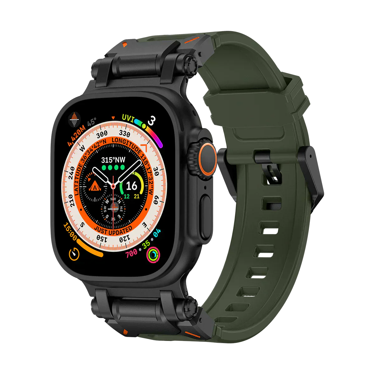 Durable Silicone Strap for Apple Watch