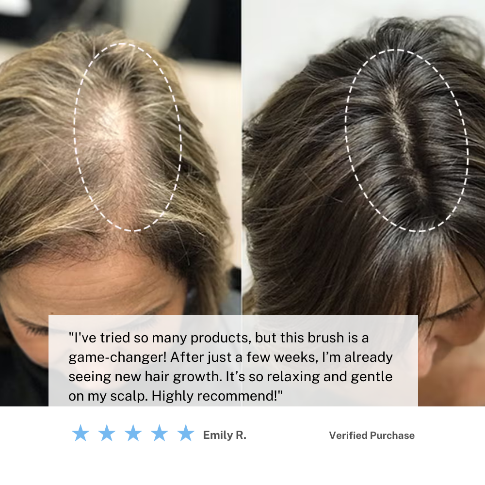 Portable Hair Massager Brush for Relaxing Scalp Care
