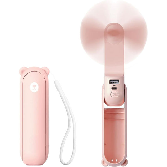Portable 3 In 1 Mini Fan With LED Light And USB - Lusomart
