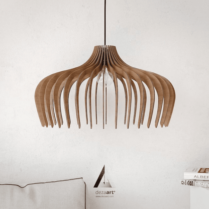Rustic Wood Pendant Chandelier - Lusomart