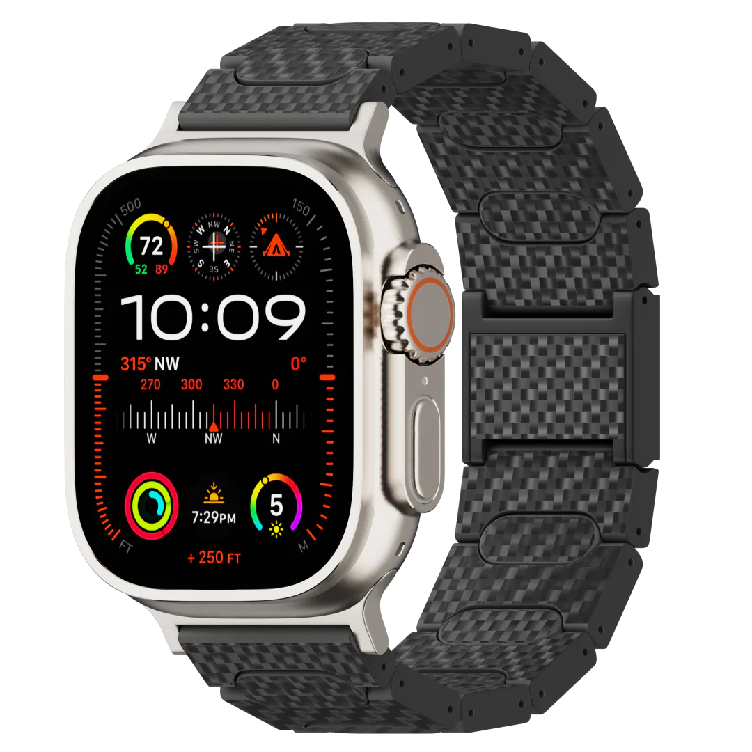 Lightweight Carbon Fiber Watch Band