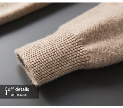 Soft Australian Wool Half Zip Jumper