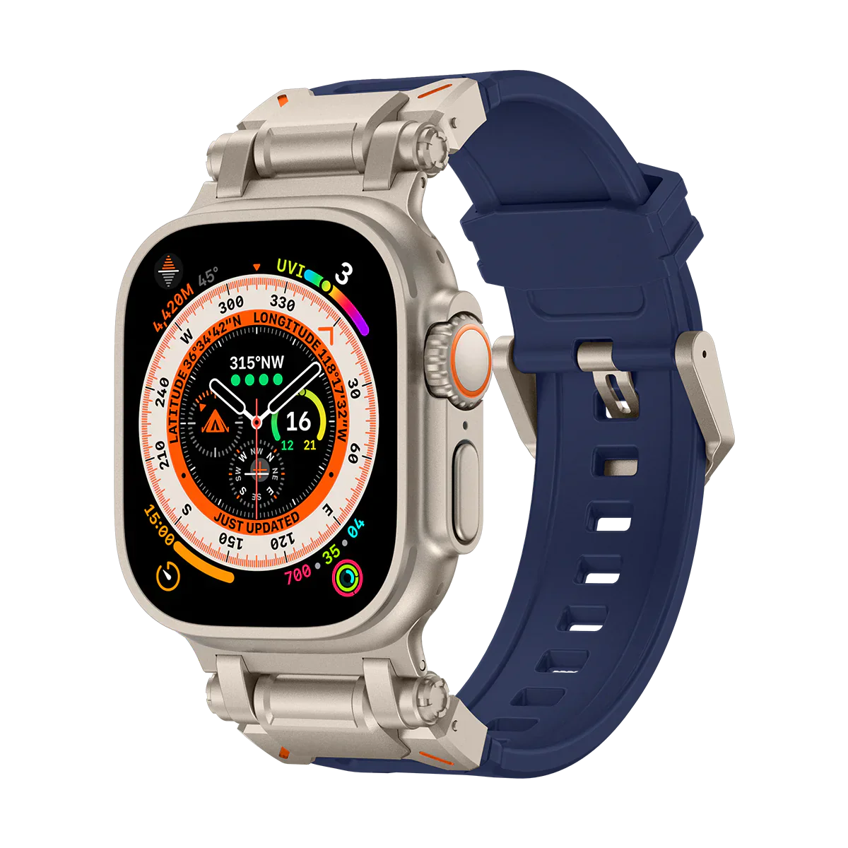 Durable Silicone Strap for Apple Watch