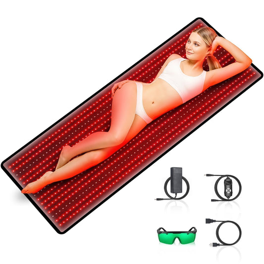 Advanced Red Light Therapy Full Body Mat with Controller - Lusomart