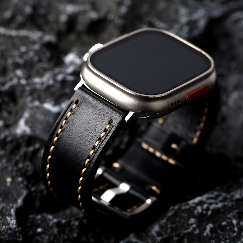 Classic Brown Genuine Leather Strap
