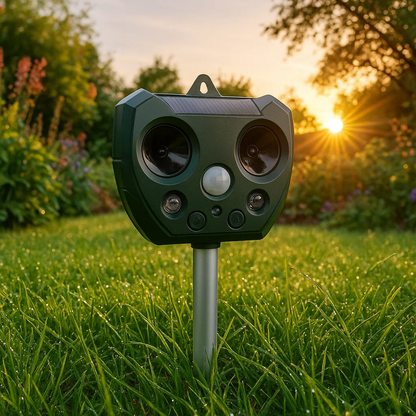 Outdoor Motion Activated Bird Repellent Device - Lusomart