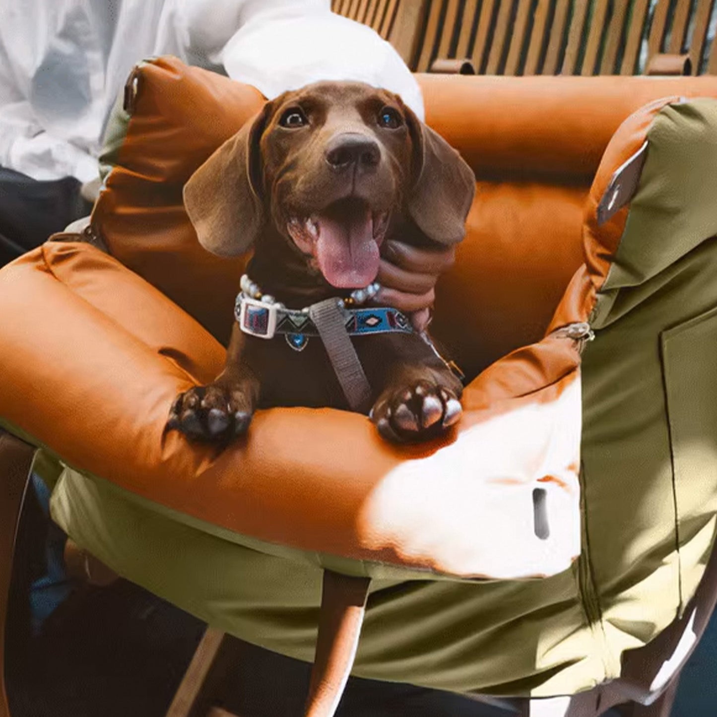 Plush Pet Car Booster Seat