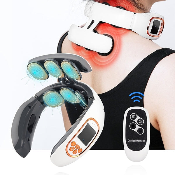 Relaxing Deep Heat Therapy Neck Massager - Lusomart