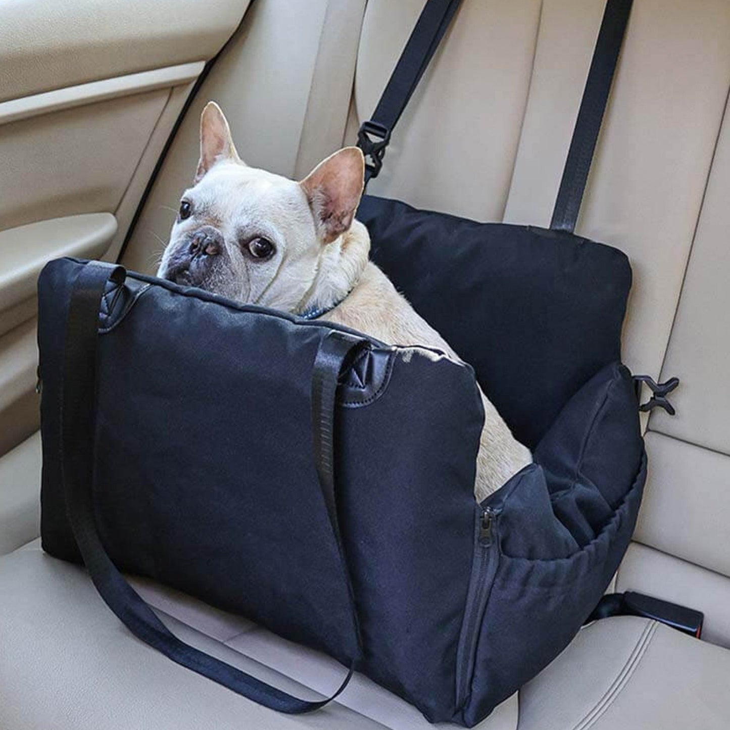 Versatile Pet Car Bed and Carrier Set