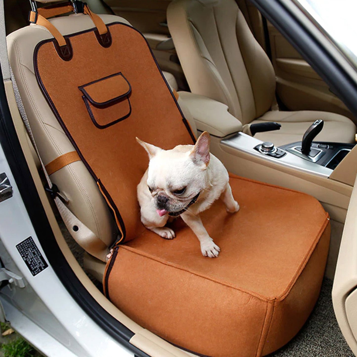 Pet Felt Car Dog Seat - Safe, Cozy, and Long Lasting