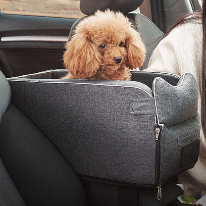 Luxury Pet Car Seat Booster - Safe and Cozy