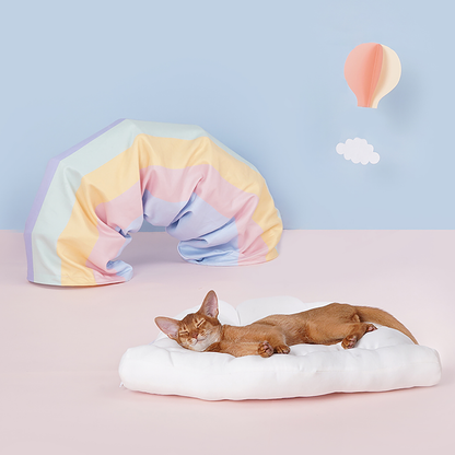 Fun Plush Kitty Play Tunnel