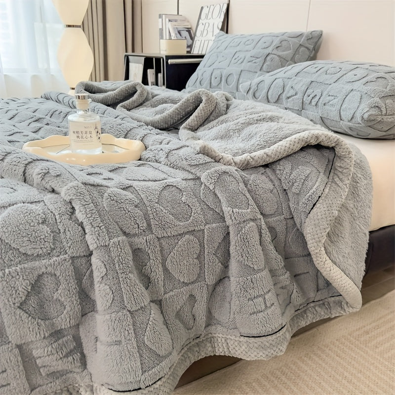 Cozy Fleece Throw Blanket for Home Comfort