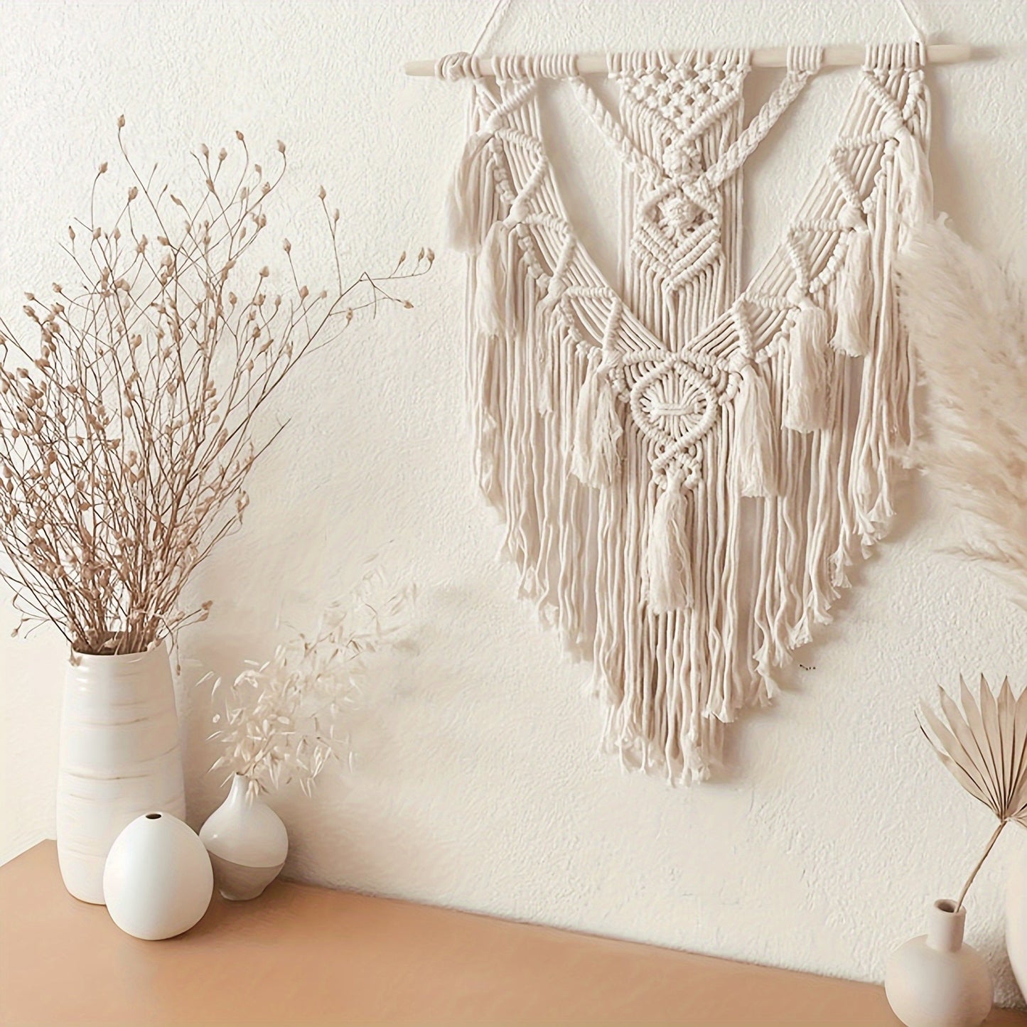 Unique Textile Wall Decor | Handmade Woven Wall Hanging - Lusomart
