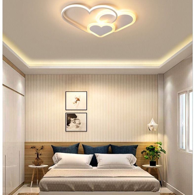 Colorful Heart Shaped Kids Ceiling Light