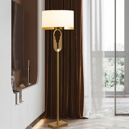 Luxury Gold Metal Floor Lamp - Lusomart