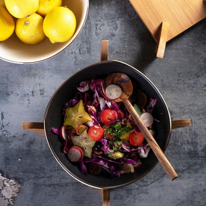 Large Ceramic Serving Salad Bowl for Parties