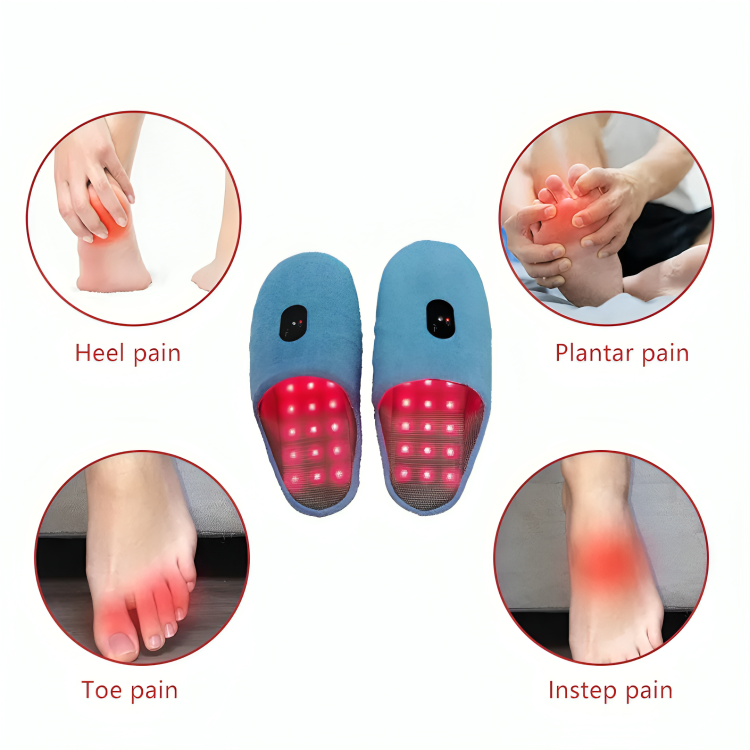 Comfortable Heat Therapy Slippers for Foot Pain Relief