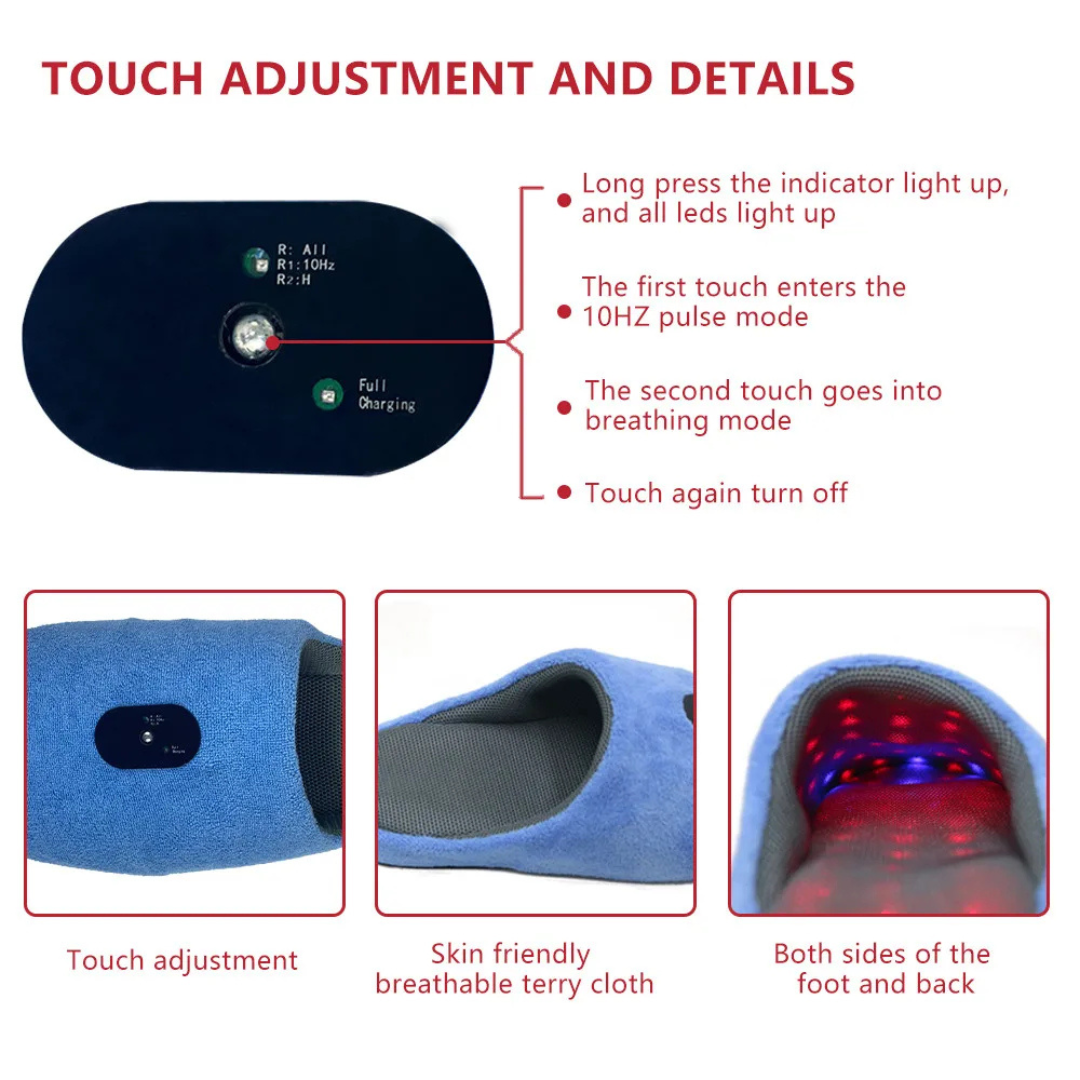 Comfortable Heat Therapy Slippers for Foot Pain Relief
