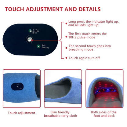 Comfortable Heat Therapy Slippers for Foot Pain Relief