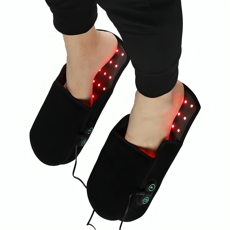 Cozy Heat Therapy Slippers with 90 Infrared LEDs - Lusomart