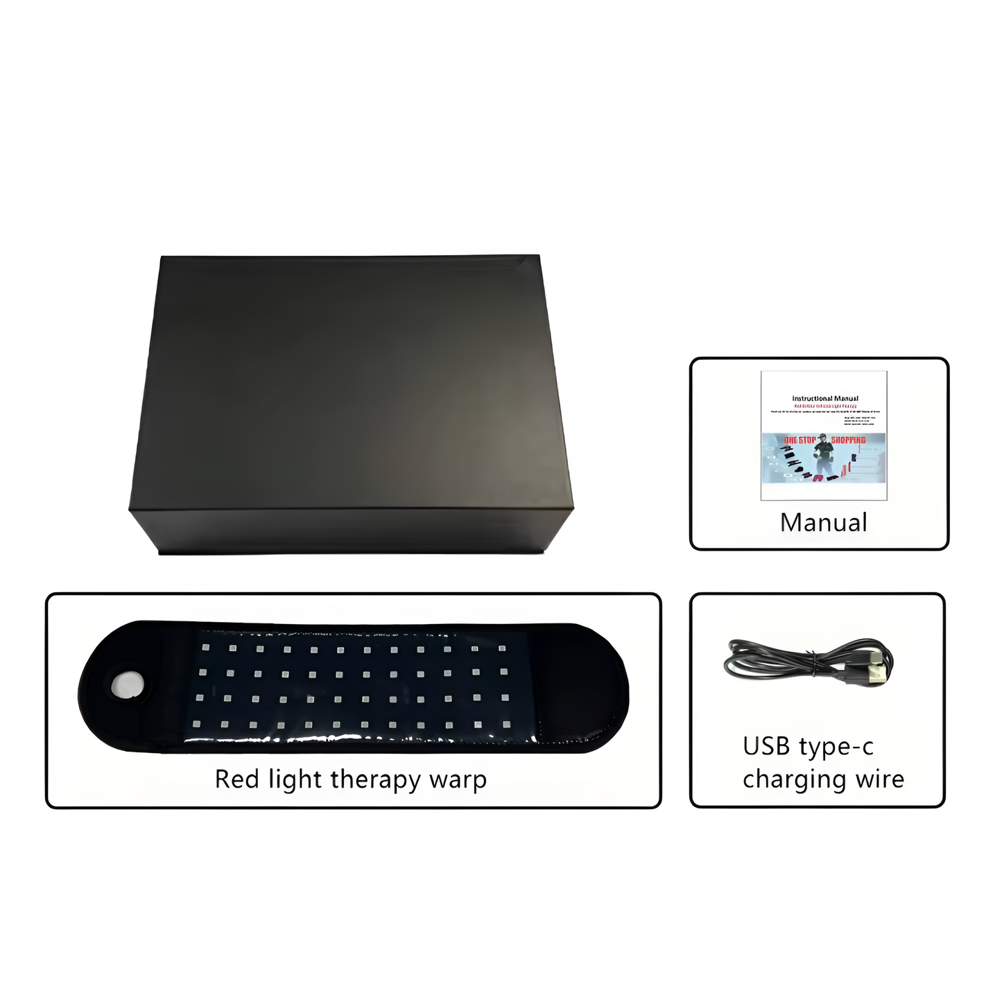 Pain Relief Wrist Wrap with Red and Infrared Light Therapy