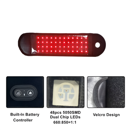 Pain Relief Wrist Wrap with Red and Infrared Light Therapy