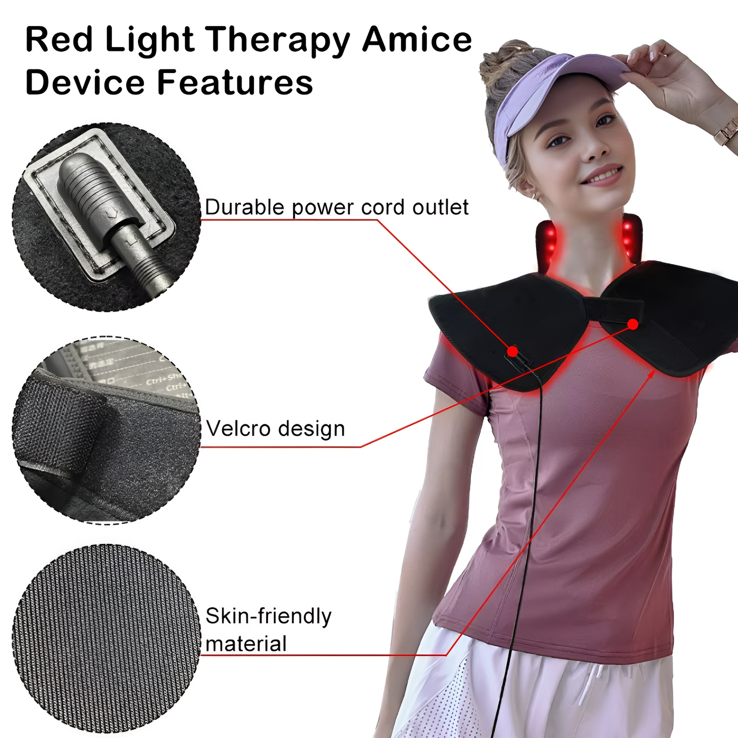 Pain Relief Infrared Heat Therapy Shoulder Wrap