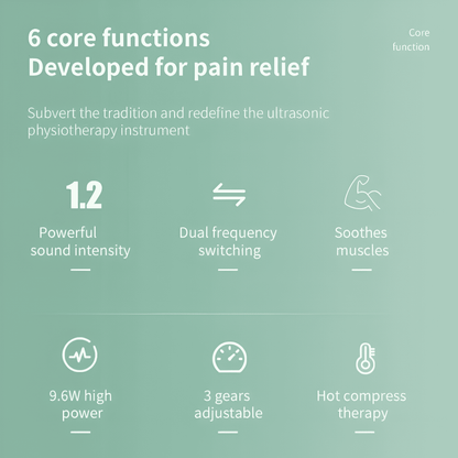 Advanced Pain Relief Ultrasonic Therapy Massager Device