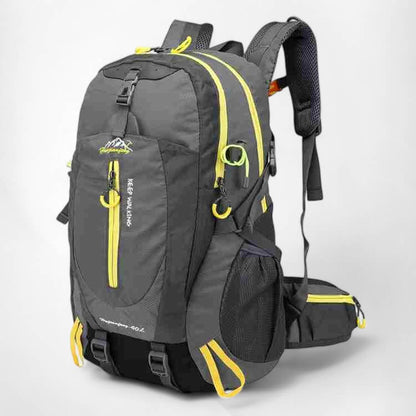 Waterproof 40L Outdoor Trekking Backpack With Extra Compartments