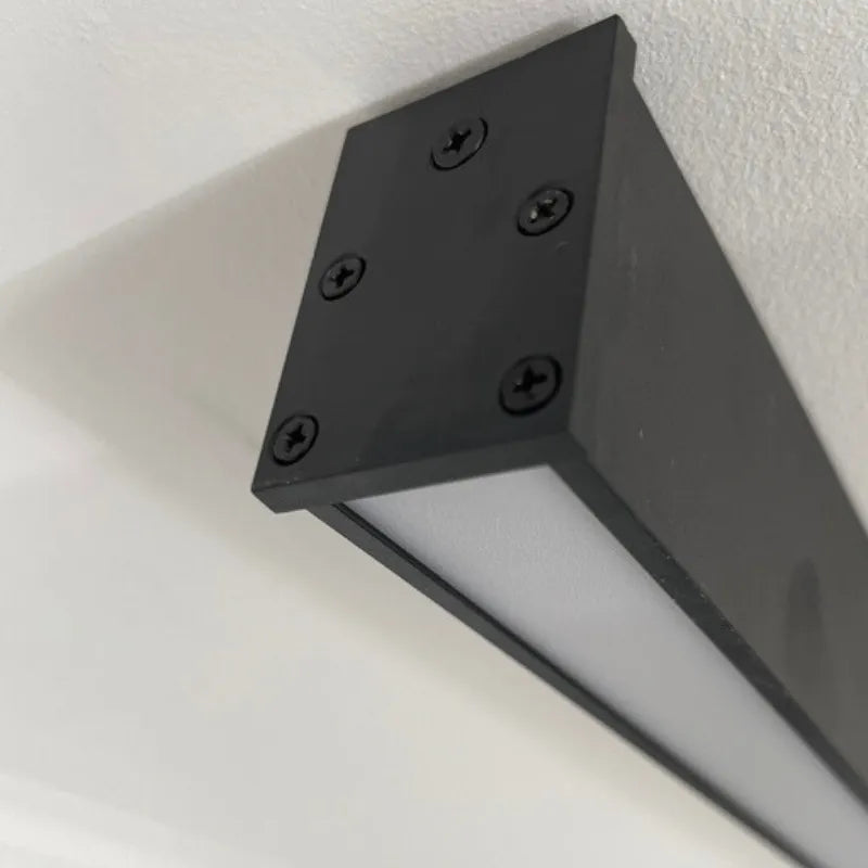 Sleek Black LED Wall Ceiling Light Fixture