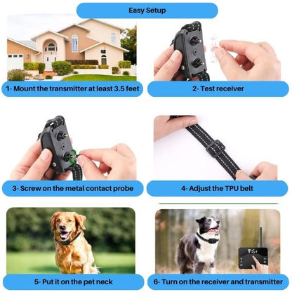 Wireless Pet Containment System and Training Collar