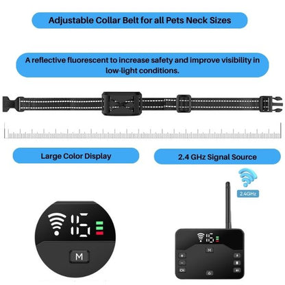 Wireless Pet Containment System and Training Collar