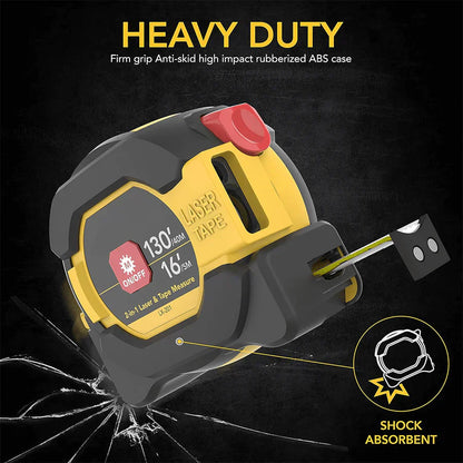 Accurate 3-in-1 Laser Distance Measuring Tool
