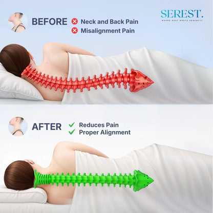 Contour Supportive Foam Neck Pillow for Back Pain Relief