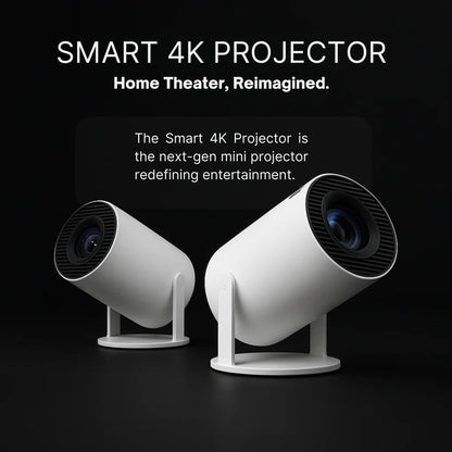 Compact Wireless Home Theater Projector