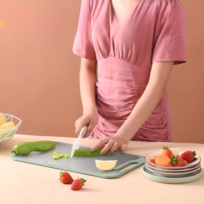 Premium Double Sided Stainless Steel Cutting Board
