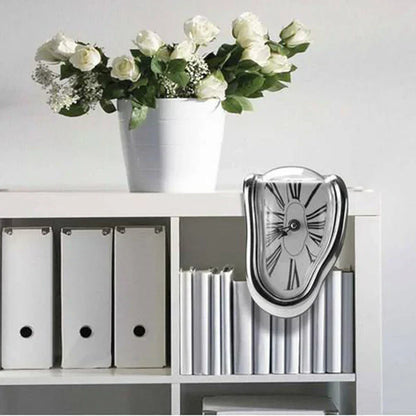 Unique Melted Wall Clock Decor