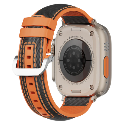 Soft Rubber Apple Watch Strap With Secure Buckle