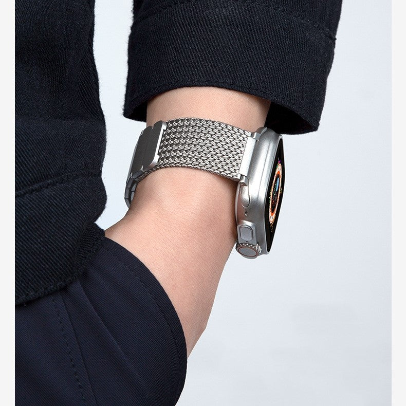 Stylish Magnetic Leather Strap For Apple Watch