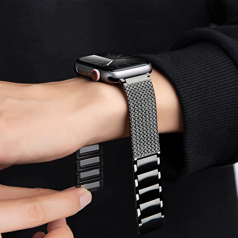 Stylish Magnetic Leather Strap For Apple Watch