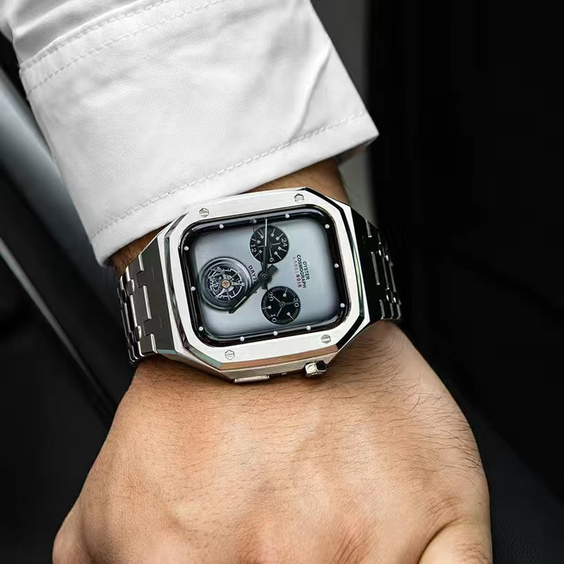 Stainless Steel Watch Band & Case Upgrade Kit