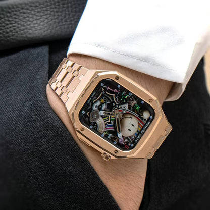 Stainless Steel Watch Band & Case Upgrade Kit
