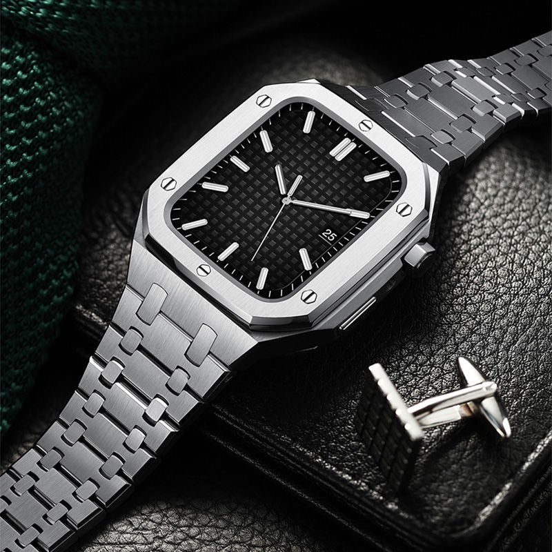 Stainless Steel Watch Band & Case Upgrade Kit