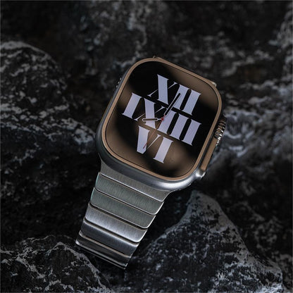 Stainless Steel Strap with Secure Buckle for Apple Watch