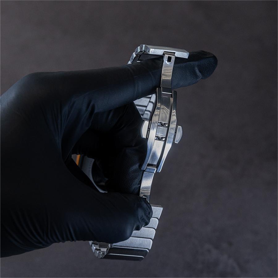 Stainless Steel Strap with Secure Buckle for Apple Watch