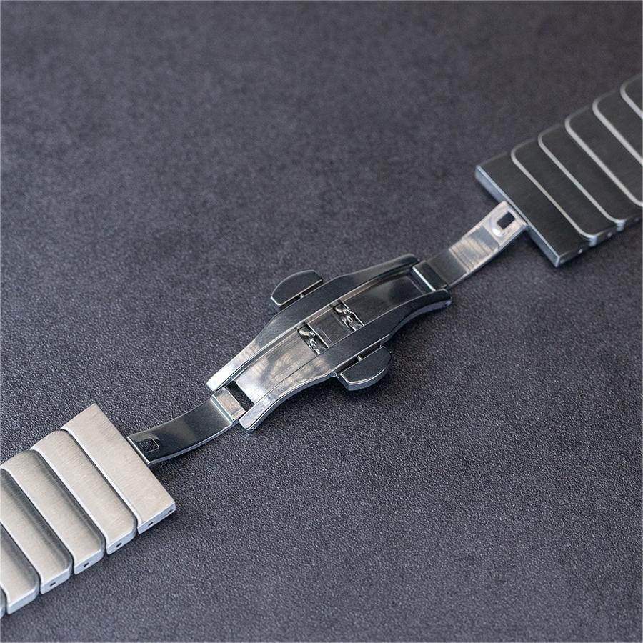 Stainless Steel Strap with Secure Buckle for Apple Watch