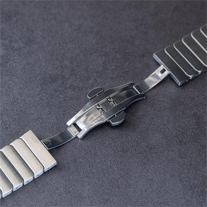 Stainless Steel Strap with Secure Buckle for Apple Watch